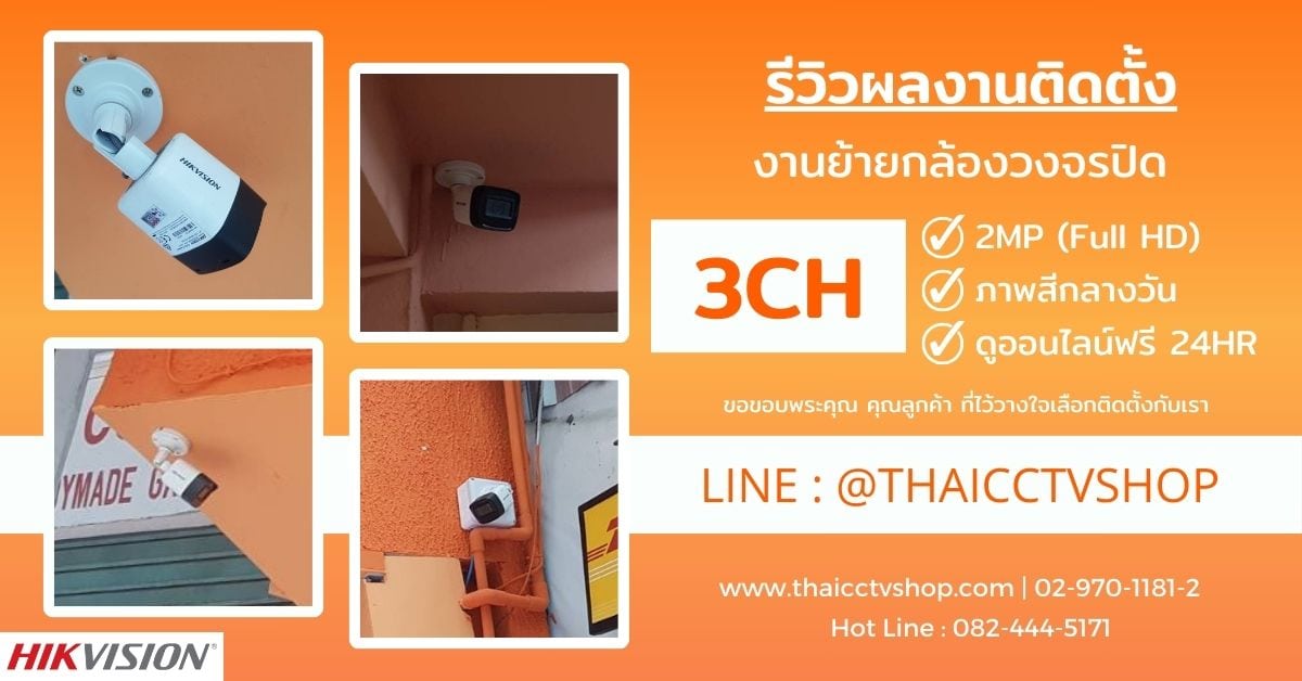 Review Cover 6601035 ติดตั้งกล้องวงจรปิด ประตูน้ำ